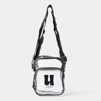 Monogram Clear Stadium Bag | Initial U & UNITY