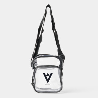 Monogram Clear Stadium Bag | Initial V & VICTORIA