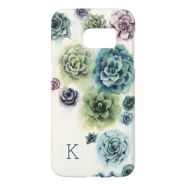 Monogram | Cluster of Succulents Case-Mate Samsung Galaxy Case (Back)