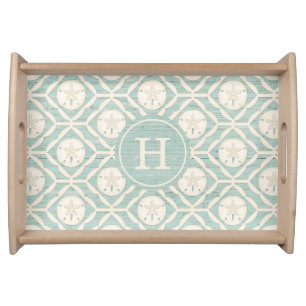 Monogram Coastal Beach Serving Tray