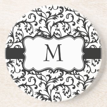 Monogram Coasters by pmcustomgifts at Zazzle