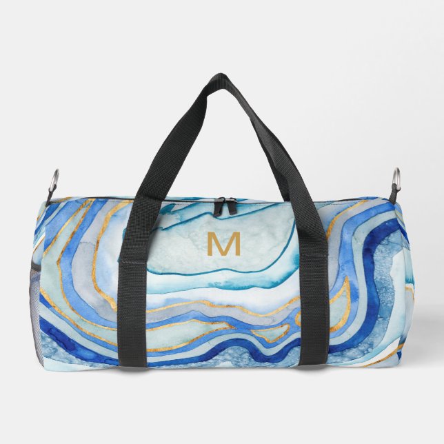 Monogram | Cobalt Agate II Duffle Bag (Back)
