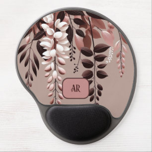 Monogram Cocoa Rose Wisteria Harmony Gel Mouse Pad