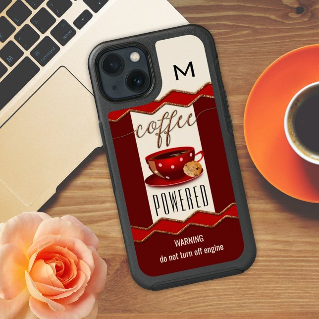 Monogram Coffee Funny Otterbox Phone Case (Creator Uploaded)