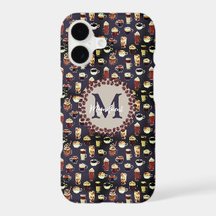 Monogram Coffee Lover iPhone 17 Case