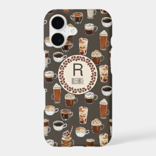 Monogram Coffee Lover iPhone 17 Case