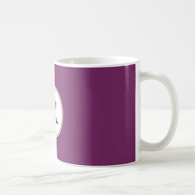monogram coffee mug (Right)