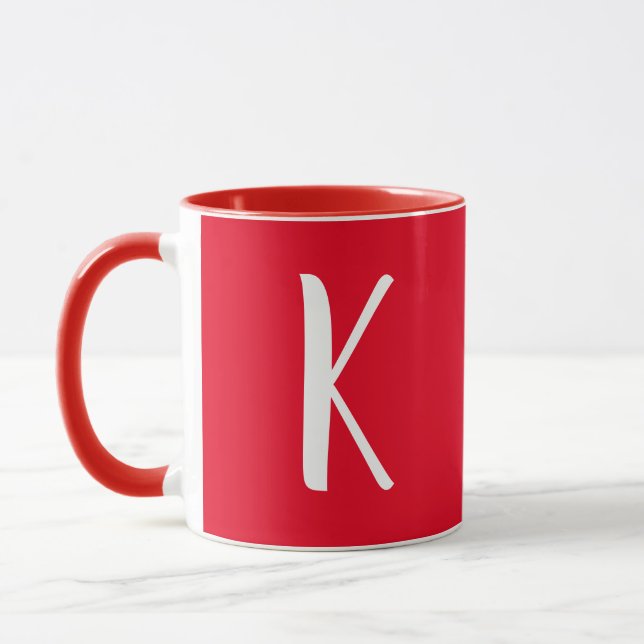 MONOGRAM COFFEE MUG SCRIPT (Left)