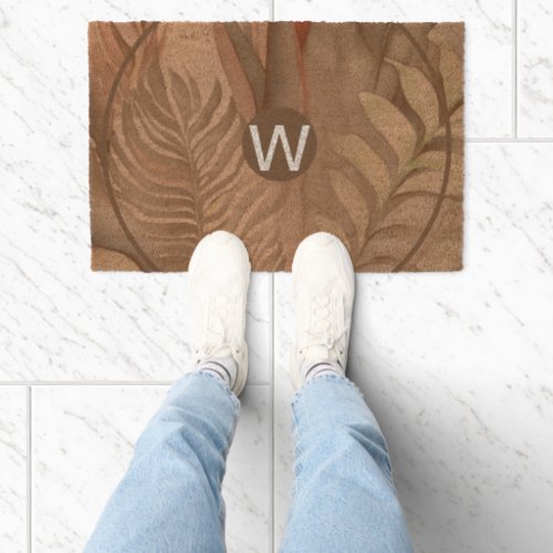 Monogram Coir Door Mat