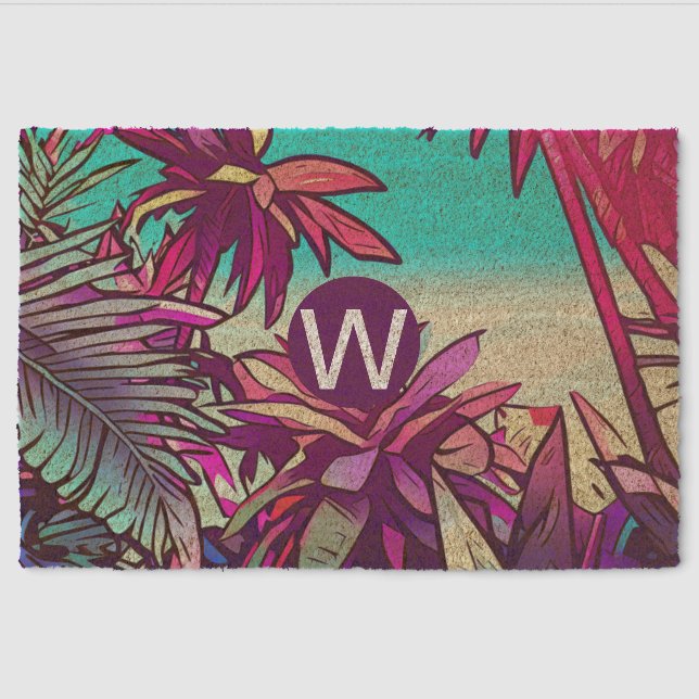 Monogram Coir Door Mat (Front)