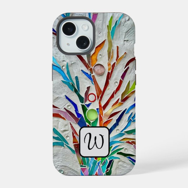 Monogram Colorful  Iphone Case (Back)