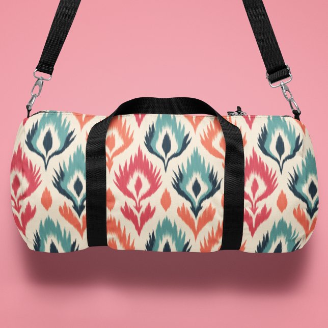 Monogram Colorful Tribal Abstract Pattern Duffle Bag (Creator Uploaded)
