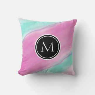 Monogram Colorful Watercolor