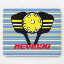 Monogram cool stripes pickleball player yellow
