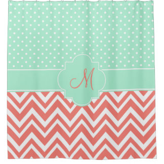 Curtains Ideas coral chevron shower curtain : Mint Chevron Shower Curtains | Zazzle