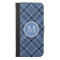 Monogram Cornflower Blue Plaid