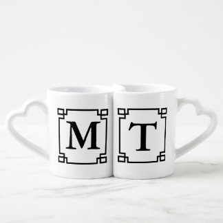 Monogram Couple's Mugs