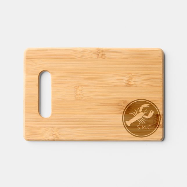 Monogram Crab Charcuterie  Cheese Cutting Board (Front)