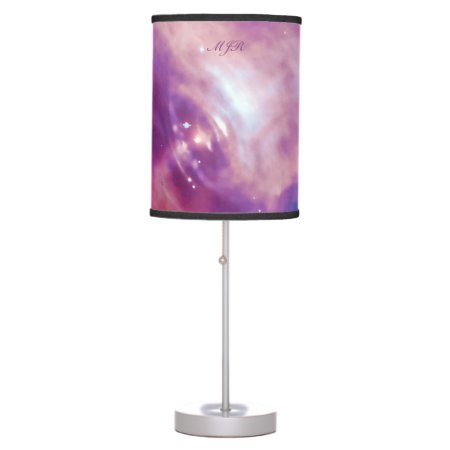 Monogram Crab Pulsar deep outer space picture Table Lamp