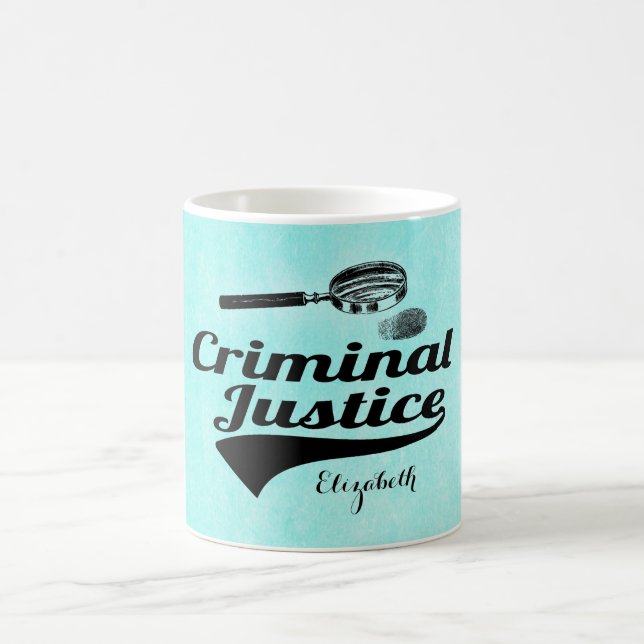 Monogram Criiminal Justice Graduate Coffee Mug (Center)