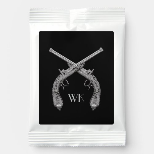 Monogram Crossed Pistols Black Margarita Drink Mix