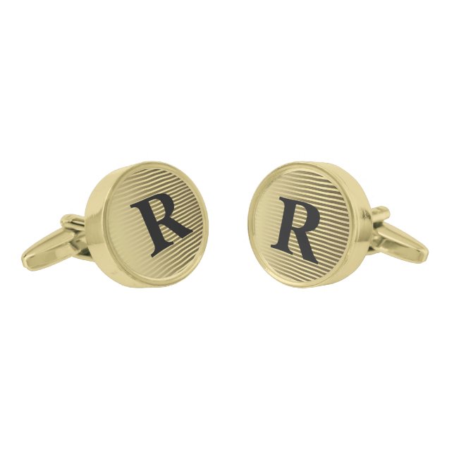 Monogram Cufflinks (Angled)