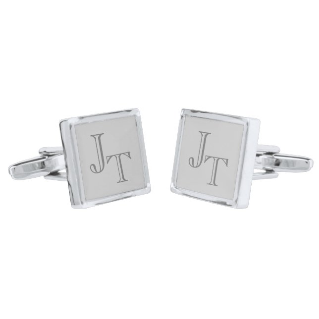 Monogram Cufflinks (Angled)
