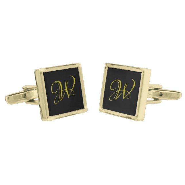 Monogram Cufflinks (Angled)