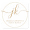 Monogram Custom Logo Business Gold