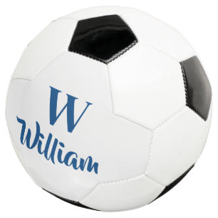 Monogram Custom Name Classic Sports Soccer Ball