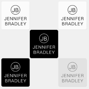 Monogram Labels | Zazzle