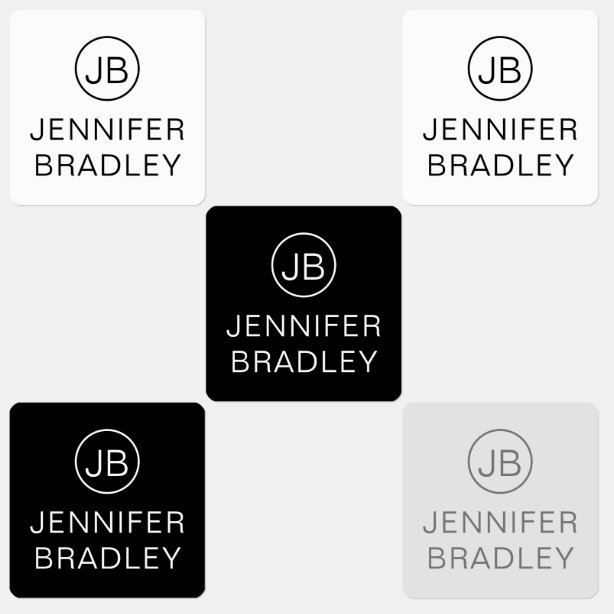 Monogram Labels | Zazzle