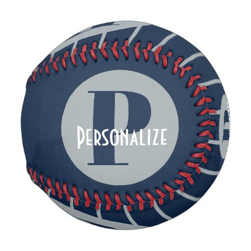 Monogram Custom Name Personalized  Baseball
