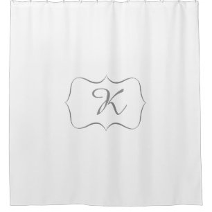 Monogram Custom Shower Curtain