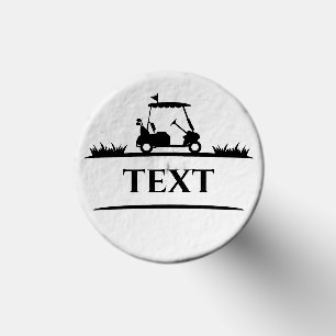 Monogram Custom Text Simple Minimal Initial Logo Golf Tees