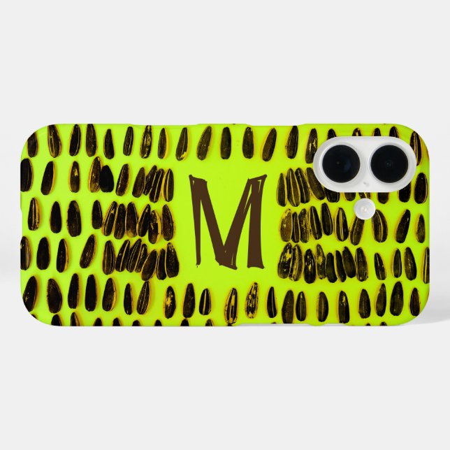 Monogram Customizable Cool Cut Unique Case-Mate iPhone Case (Back (Horizontal))