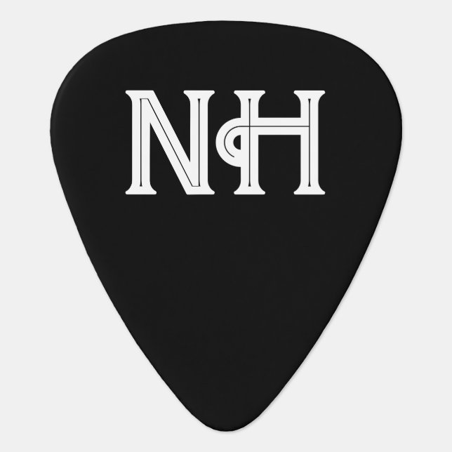 Monogram Customizable Guitar Pick (Front)