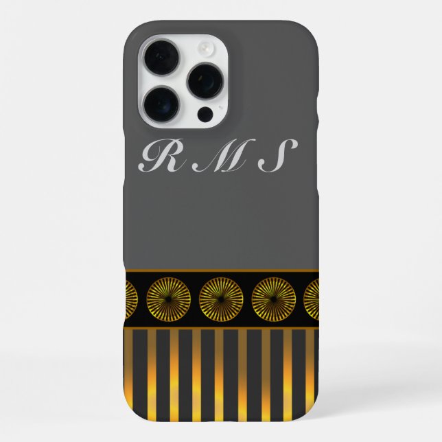Monogram Customize iPhone 7 Plus, Barely There Case (Back)