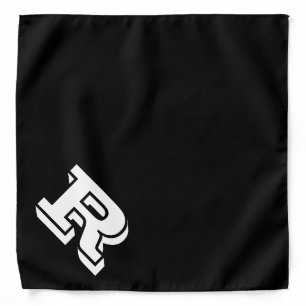 monogram customize personalize hair wrap beach art bandana