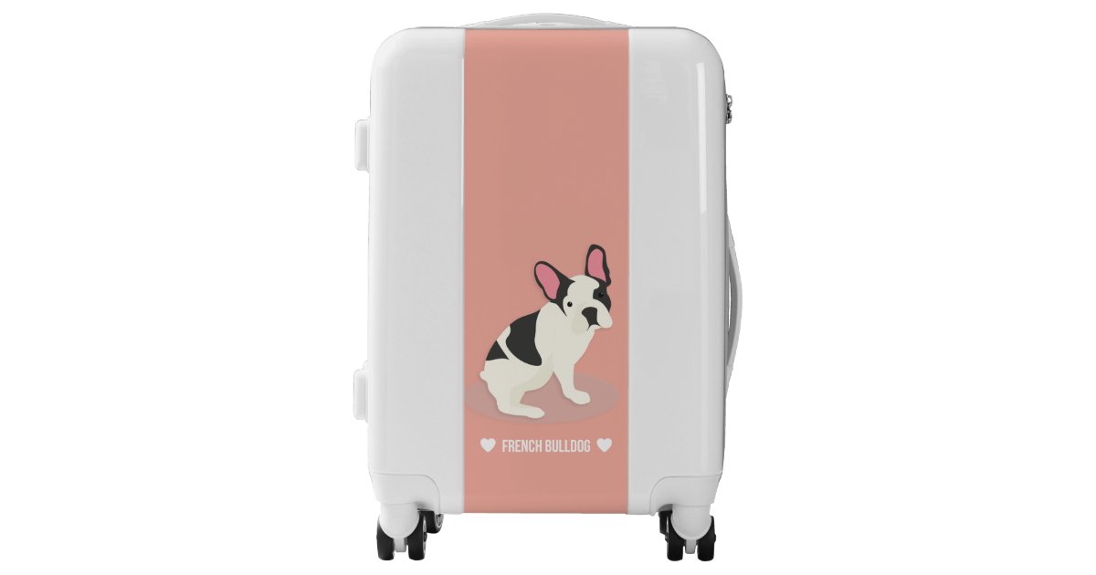Monogram. Cute French Bulldog. Luggage Zazzle