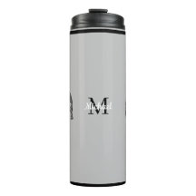 Monogram Cute Graphics Elephant Personalized Black