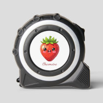 Monogram cute strawberry kawaii tape measure