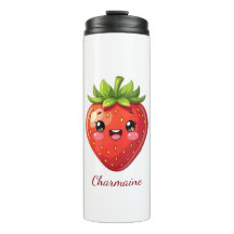 Monogram cute strawberry kawaii