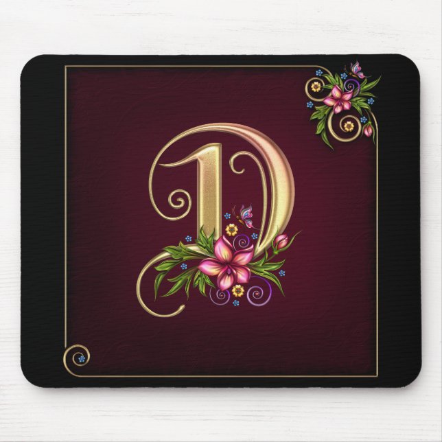 Monogram D Mousepad (Front)