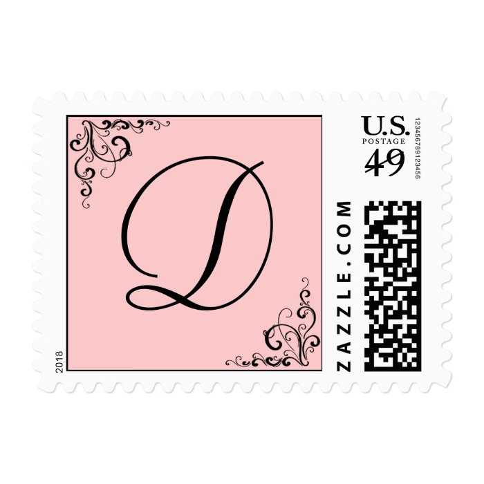 Monogram  D Stamps