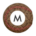 Monogram Damask background 2 Baseball