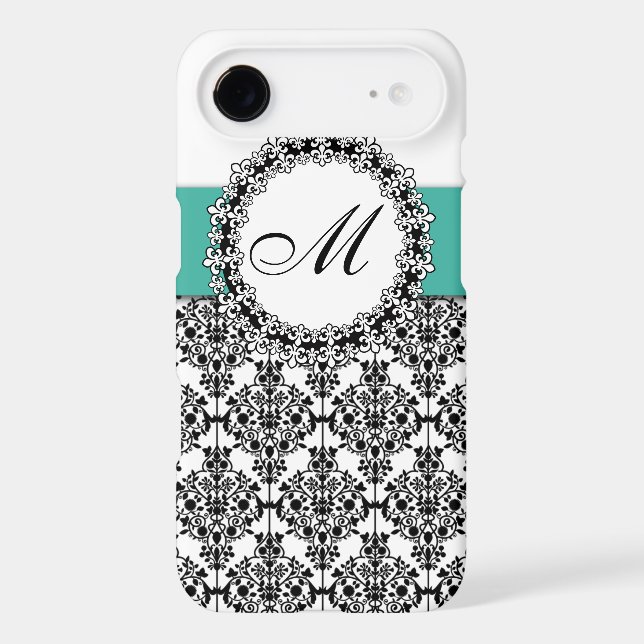 Monogram Damask Paris Chic iPhone 3 Case-Mates Tough iPhone 3 Cover (Back)