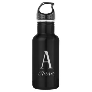 Monogram Dark Autumn vibe Stainless Steel Water Bottle