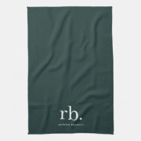 Modern Monogram Kitchen Towel