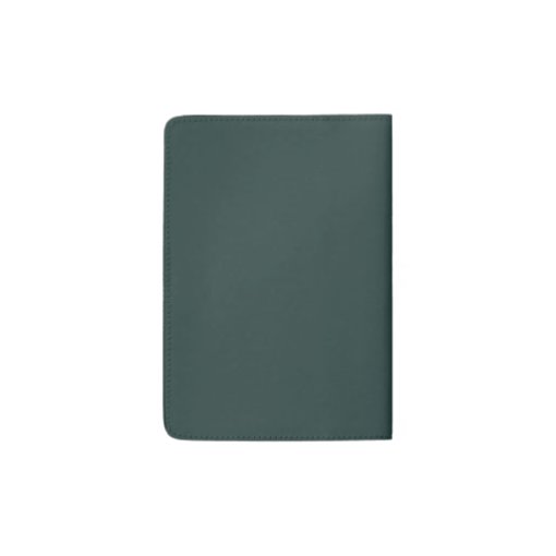 Monogram Dark Green Stylish Modern Minimalist Passport Holder Zazzle
